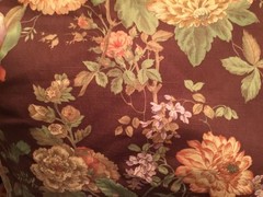 P.KAUFMANN FABRIC DECORATOR WEIGHT FLORAL 180”x 54”