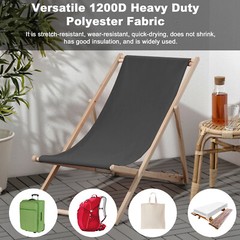 1200D Waterproof Canvas Fabric 58″W Marine Upholstery Cloth Reduce UV Glare Heat