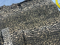 * Animal Print Leopard 1 02X 60 Wide Renmont peace NEW skirt dress crafts