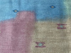 INTERIOR FABRIC~Amgard 1997~BRUSHED UPHOLSTERY COTTON~Southwest Stamped~LG BLOCK