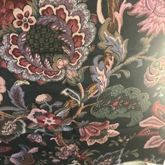 STANLEY KING STUDIO screen print Floral Fabric -1 Yard -Jaco Bean