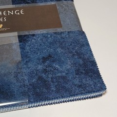 New Stonehenge Stone Tiles Blue Lakeside Northcott Fabric Layer Cake Bundle 10″