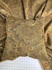 Fabric By The Yard Brown and Gold Brocade Royal Victorian Tapestry Upholstery