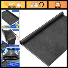 4.17ft Carbon Fiber Fabric Sheet 2×2 Twill Weave 3K 220g for Auto & Boat Repair
