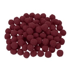Pom Felt Balls Fabric 1cm 10mm Maroon for Crafts Project DIY 100 Pcs