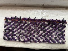 $35 for 2 1/2 Yards, Purple/Black Wool Blend, For Jacket,Skirts, Upholstery