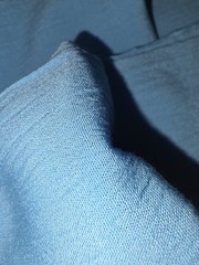 Soft Blue 5.5 Yards X 58″ W. Cotton/Rayon? Very Soft And Flowy. 0714809
