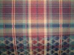 Plaid Tan Green Burgundy Navy Burlington – 5+yds=$0 S&H