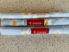 SINGER Daisy Fat Quarter Fabric Floral Spring 18 x 21 lot X3
