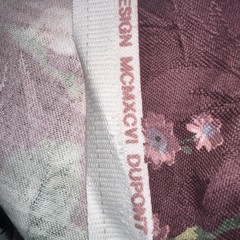 9 Yards Floral Broadcloth DuPont Teflon Vintage 1996