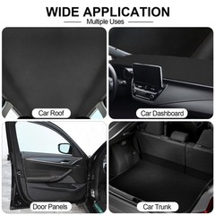 96″x60″ Headliner Fabric Foam Backed Upholstery Suede Auto Roof Liner Repair