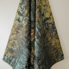 Vintage MOSS French Jacquard Tapestry Upholstery Fabric for Sewing Garments DIY