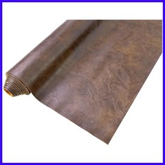 1 Yards 54″ x 36″ Dark Brown Faux Leather Fabric Distressed Crazy Horse Soft …