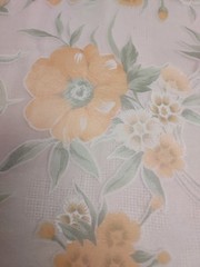 Polyester Organza Printed Fabric, $12/yd., 4yds.available