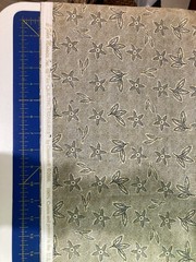 1 1/3 Yds. Quilting Treasures Floral Cotton Fabric, Beige Navy, Up to 45” Wide