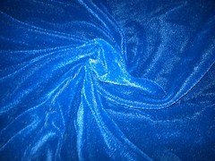 3′ Triple Plush Velvet Fabric BLUE -45″ wide Acetate/Nylon Costumes Crafts decor