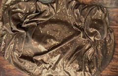 Stretch Sequin Fabric Brown 130 x 54 inches, 3.6 yards x 54 inches New Whole