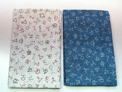 HUGE MODA “Branded” 37 PC Bundle Fat Eighths Cotton Fabric Red White Blue 9″x22″