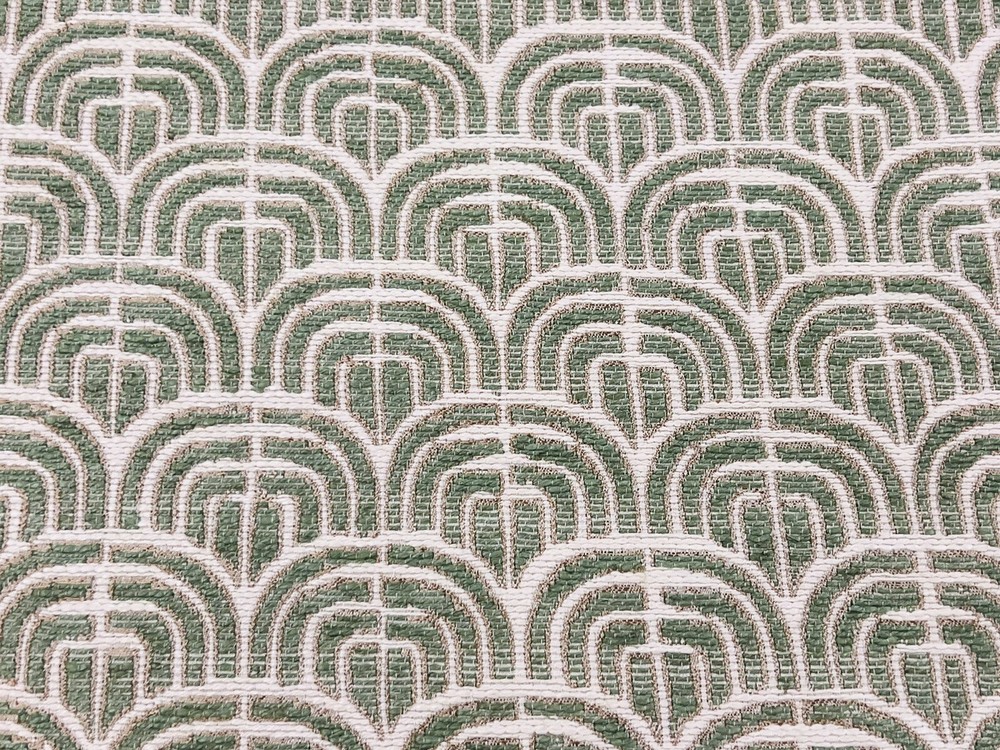 Lee Jofa Modern Geometric Weave Upholstery Fabric- Bale / Moss 1.55 yd 2019155.3