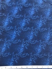 Tiny Vines Mottled Quilt Fabric – Navy Blue – Yard