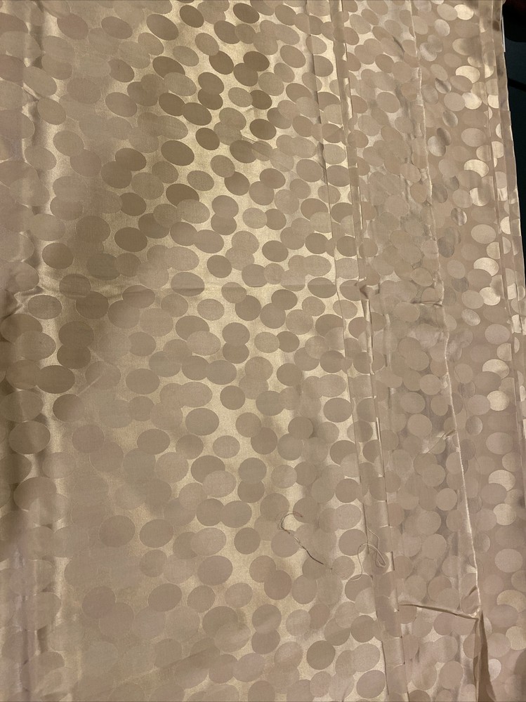 60% Silk 40%Cotton Satin Jacquard Fabric 44”Width Dress Blouse Shirt Polkadot￼
