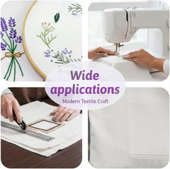 100 Pack 8-Inch Cotton Fabric Squares, 8″ Precut Cotton Fabric Squares, Solids W
