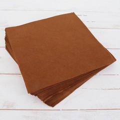 Premium Felt Sheets 50 Pack – 12″ x 12″ – Brown – Soft Wool-Like 1.2mm