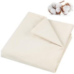 100% Cotton Fabric, 63 Inch X 2 Yards Unbleached Muslin Linen Fabric by The Y…