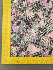 Fabric Heart Multicolor Abstract Print Cotton 2 1/3 yd 63 in Wide Sewing & Craft