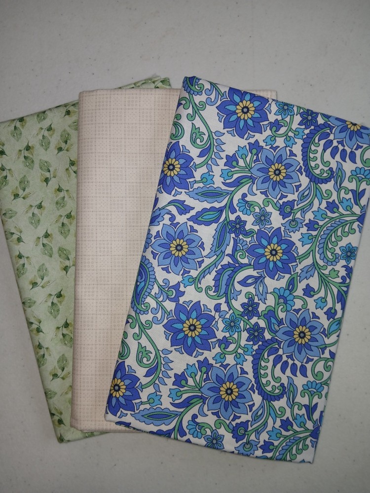 Lot of 3 yards Focus Light Dark for Fabric Cafe patterns FREE SHIP, cotton