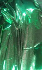 Liquid Green Sparkle One-Way Stretch Dance Costume Clothing Fabric 42×62 f0029