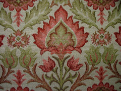 Arts And Crafts Rosso Woven Jacquard Fabric Curtain Upholstery Cushion Multi Use