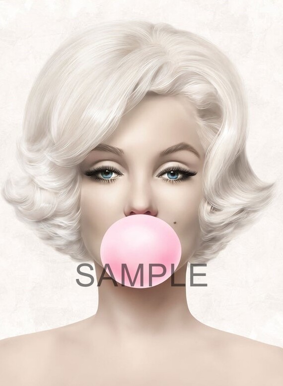 Marilyn Monroe – Fabric Art Quilt Block 100% Cotton 0801
