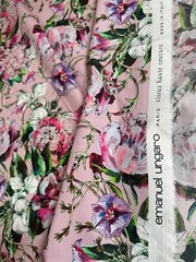 Authentic Top French designer cotton luxury Fabric. Made in Italy