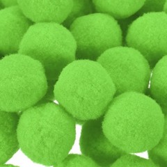 Pom Felt Balls Fabric 1cm 10mm Apple Green for Crafts Project DIY 100 Pcs