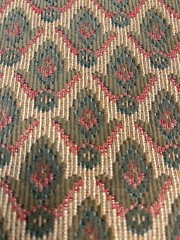Vintage Woven Upholstery Fabric 2 yards (55″w) Victorian Inspired Cottagecore