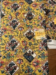 Mustard Gold Upholstery Drapery Fabric Lot 8.5 Yards 56″ Wide 4 Pieces