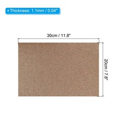 Soft Felt Sheets Glitter Self Adhesive Fiber Rose Gold Tone 11.8″x7.8″ 6pcs