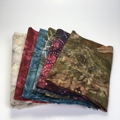 Moda Batik Fabric Bundle Multi Color