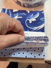 Nancy Gere cotton quilt fabric Jelly roll or charm pack Bluebell