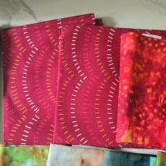 DESTASH Cotton Fabric Bundle Lot Quilting FAT QUARTERS + 1/2 Yard Cut