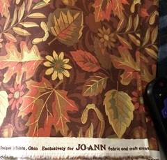 Fall Autumn Leaves JoAnn Fabrics Hudson Ohio 3 Yards 42”