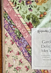 Vintage Keepsake Quilting Garden Delights Medley #4627 Cotton Fat Quarters