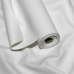 VViViD Bycast65 White Matte Correct-Grain Faux Leather 50ft x 54″,
