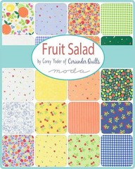 Moda FRUIT SALAD Charm Pack 100% Cotton 5-inch Precut Fabric Squares (42 pcs)