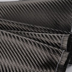 5/10 FT x 8” Real Carbon Fiber Fabric Cloth Roll 3k 200gsm Twill Weave Black