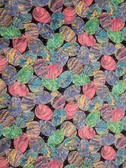 Gorgeous Marbled Easter Eggs~~ VIP Cranston Fabric~ 108″ X 44″ Blues