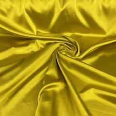 Stretch Satin Charmeuse Neon Yellow Polyester Spandex 58 Inch Width Fabric