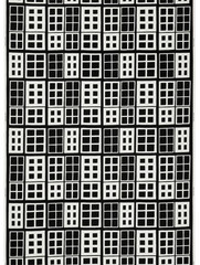 IKEA BROKAKLEJA Pre-cut Fabric Black Geometric 59×118″ 306.081.53-NEW