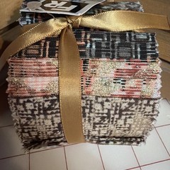 Jelly Roll 2.5 X 42” Brown Glitter Cotton Fabric Roll